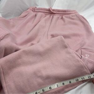 PINK  size M heavy duty, brand-name, pink, sweatpants, wide legged
